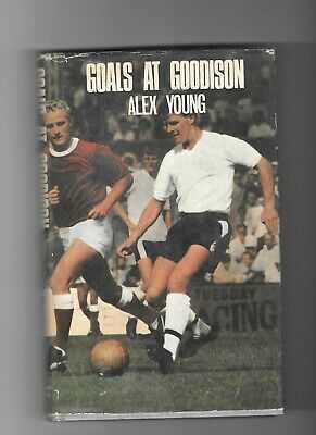 alex young everton GOALS AT GOODISON  signed book