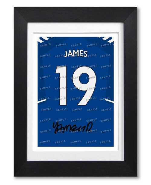 JAMES RODRIGUEZ EVERTON SIGNED POSTER PRINT PHOTO AUTOGRAPH SHIRT JERSEY GIFT