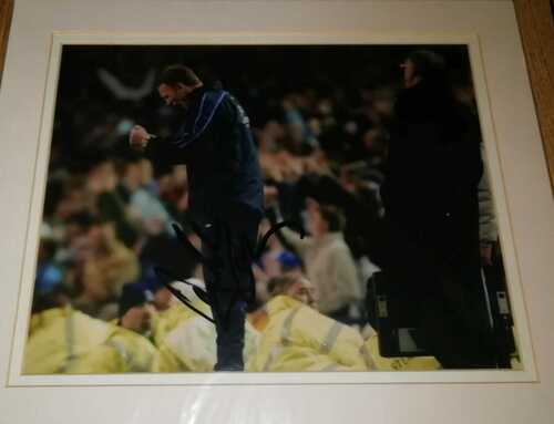 12x10 Inch 25x30cm MOUNTED PHOTO HAND SIGNED By DAVID MOYES EVERTON