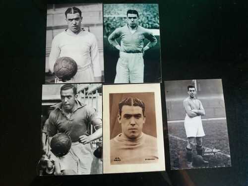 EVERTON 1930s Player DIXIE DEAN PICTURES 5 different 6