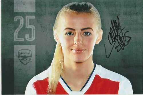 ARSENAL EVERTON ENGLAND LADIES WOMENS CHLOE KELLY HAND SIGNED 6X4