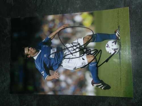 Signed Nick Barmby Everton Photograph 2