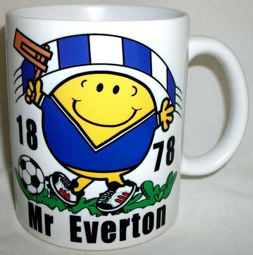 Funny Mr Miss Everton Coffee Tea Mug Football Shirt Mother Fathers Day Gift