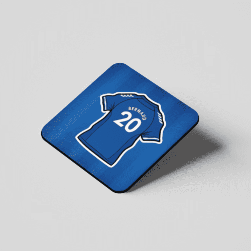 Bernard Everton Memorabilia Hand Sublimated Football Coaster