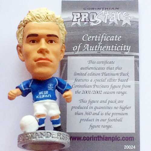 ALEXANDERSSON Everton Home Corinthian Prostars Silver Base Loose/Card PP650