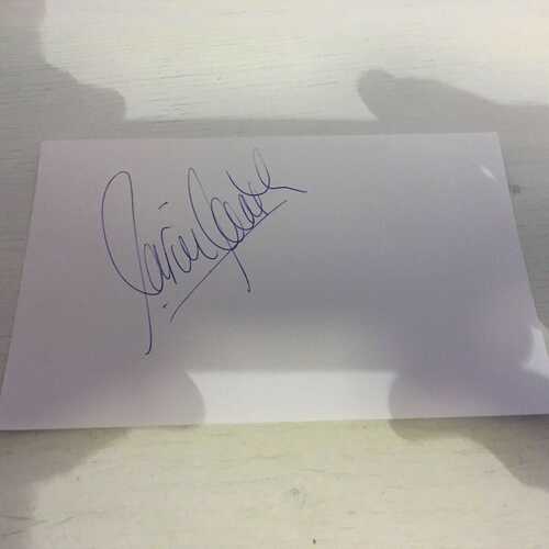 ADRIAN HEATH  STOKE CITY , EVERTON , BURNLEY , MAN CITY  AUTOGRAPH ON WHITE CARD