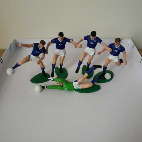 5 Kenner / Tonka Sportstars Everton 1989 / 1990 Football / Soccer Figures