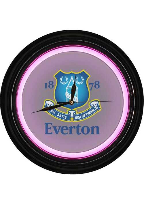 FANTASTIC CHRISTMAS PRESENT  – EVERTON  CLOCK – PUB, BAR, MAN CAVE, SHED, LOUNGE