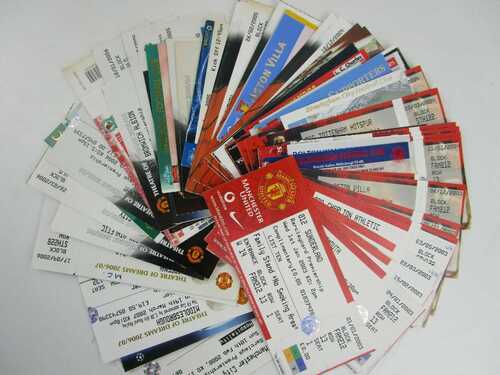 Manchester United Tickets Home and Away 2003-2008 2.95 Each with Free Post