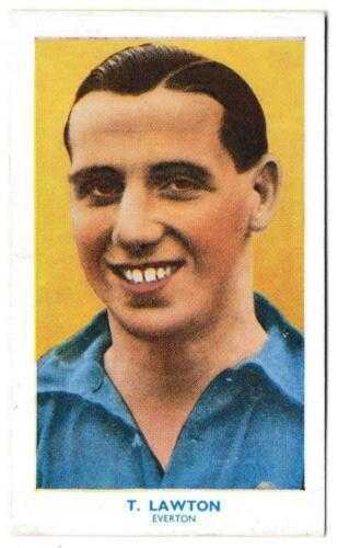 Hill (RandJ) – ‘Famous Footballers’ (1939) – Card #37 – Thomas Lawton (Everton)