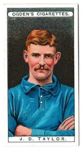 Ogden’s – ‘Famous Footballers’ (1908) – Card #9 – J.D. Taylor (Everton)