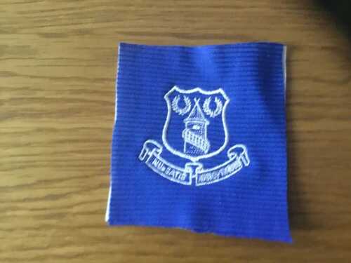 EVERTON FC CLOTH CLUB CREST BADGE PATCH