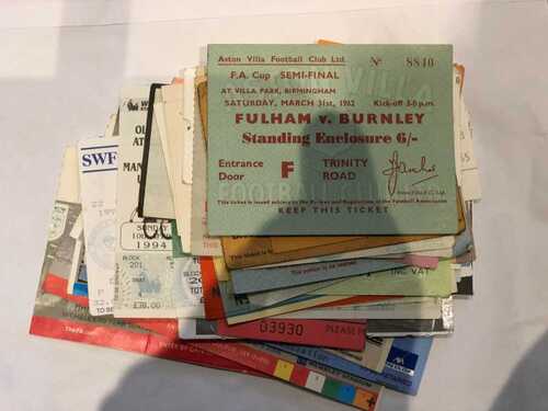 45 DIFFERENT FA CUP SEMI FINAL TICKETS – YOU CHOOSE 1961 to 2005