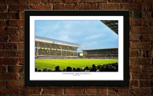 Eveton FC Print. Goodison Park. Match Day. Original A4