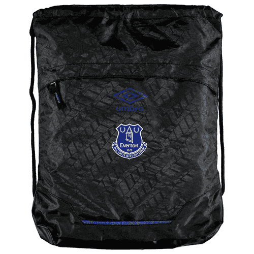 Everton FC Gym Bag Drawstring Kit Bag Gift – Black – New
