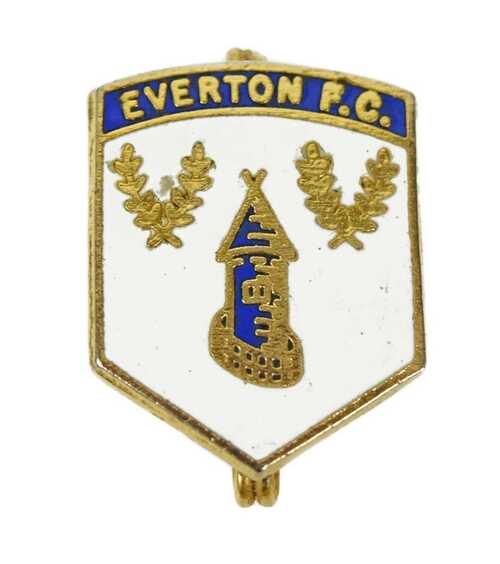 Vintage Old Everton Football Club Supporters Enamel Badge