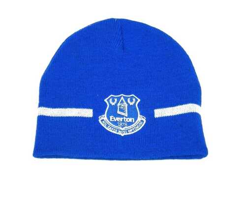 Everton FC Adult Beanie Knitted Hat - Official Xmas Hat Christmas Gift