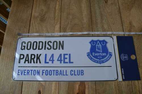 ~ EVERTON FC ~ Street Sign Metal Plaque ~ Christmas Gift Dad Brother Husband