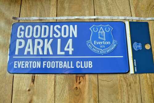 ~ EVERTON FC ~ Street Sign Metal Plaque ~ Christmas Gift Dad Brother