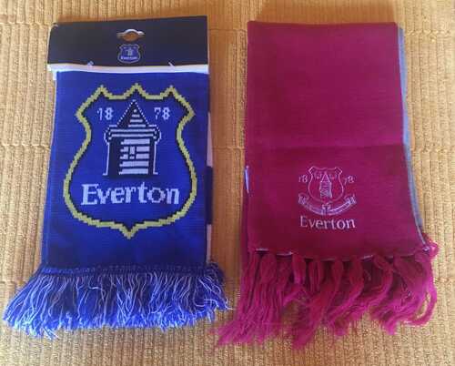 EVERTON FC Scarf Bundle EFC Home Ladies TOFFEES Scarves Football Soccer Calcio