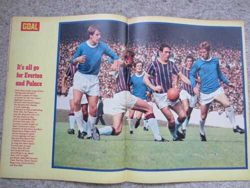 Goal Magazine No 103 July 1970 -  Joe Royle, Alan Ball, Colin Harvey Everton