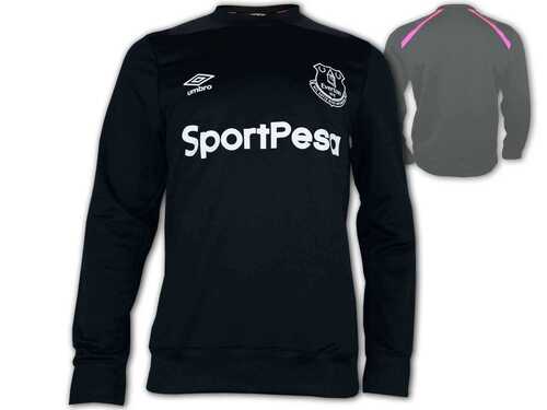 Umbro FC Everton Sweatshirt 18/19 Black Toffees Fan Sweater Blues Size S - XXL