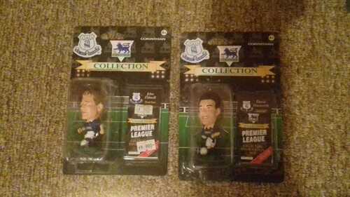 EVERTON  CORINTHIANS BLISTER PACKS UNSWORTH AND EBBRELL