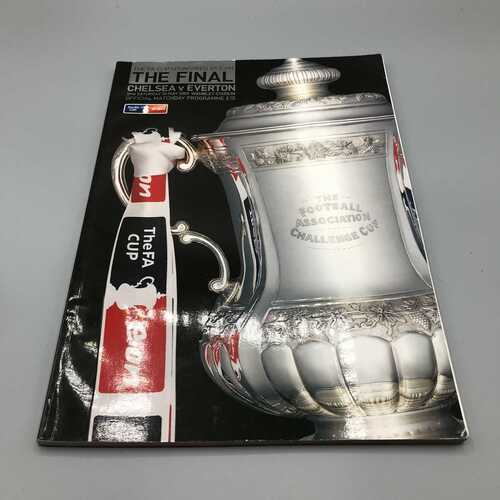 Chelsea v Everton FA Cup final 30th May 2009 programme