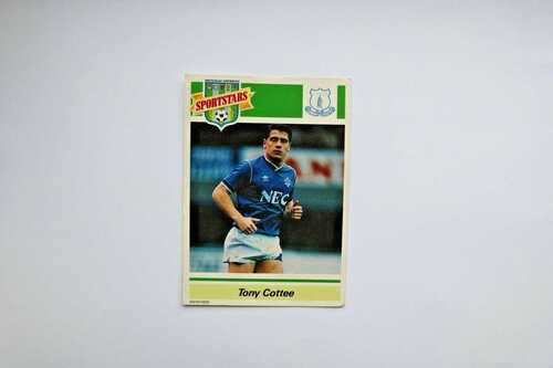 Tonka Kenner Sportstars Football Card - Tony Cottee - Everton