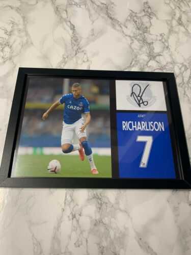 Everton FC Richarlison Framed Print