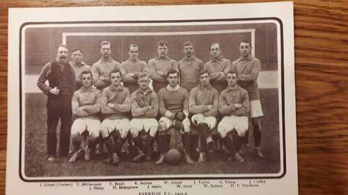 Everton Football Vintage 1905-6 FA Cup winners Squad Photo