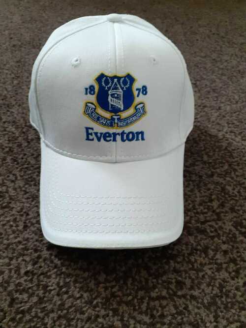 White Everton fc baseball cap