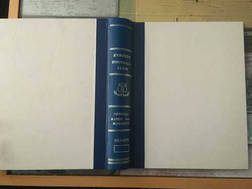 Everton HOME football programme binder folder storage 1970's 1980's