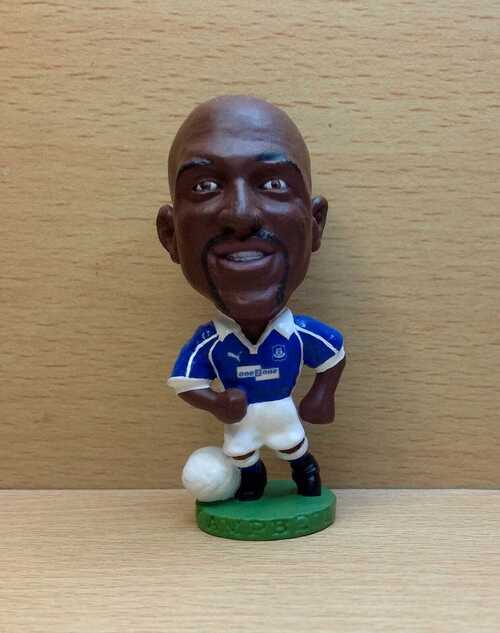 NON CORINTHIAN KEVIN CAMPBELL EVERTON 2000-02 CUSTOM PROSTAR REPAINT FIGURE