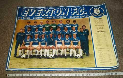 1982/83  Big  Everton  Poster