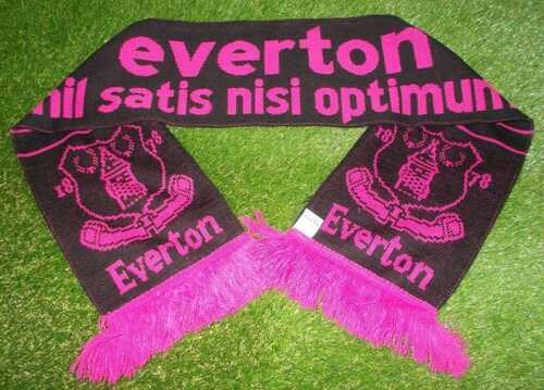 Everton Ladies Pink and Black Souvenir Scarf