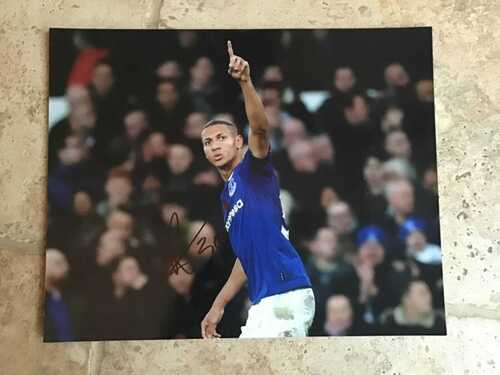 RICHARLISON EVERTON SIGNED 10x8 PHOTO WITH CERTIFICATE OF AUTHENTICITY 2