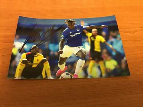 MOISE KEAN EVERTON SIGNED 6x4 PHOTO WITH CERTIFICATE OF AUTHENTICITY