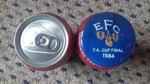 EVERTON  FA CUP FINAL 1984  BADGE  55MM IN SIZE