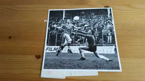 Original Press Photo Notts County V Everton 1984 FA Cup 1/4 final Andy Gray