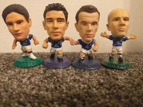 Everton Corinthian Microstars!! Set of 4 - Arteta, Cahill, McFadden, Johnson