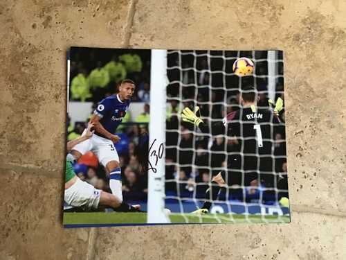 RICHARLISON EVERTON SIGNED 10x8 PHOTO WITH CERTIFICATE OF AUTHENTICITY