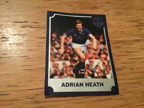 RARE EVERTON V LEGEND STICKER FROM EXECUTIVE LOUNGE ADRIAN HEATH