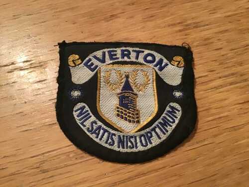 RARE 1970s  EVERTON BLAZER CLOTH PATCH BADGE