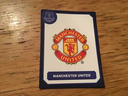 RARE EVERTON V MANCHESTER UNITED MATCH DAY STICKER FROM EXECUTIVE LOUNGE