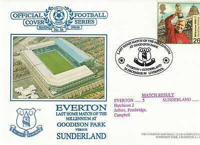 26 DEC 1999 EVERTON v SUNDERLAND PREMIER LEAGUE DAWN FOOTBALL COVER