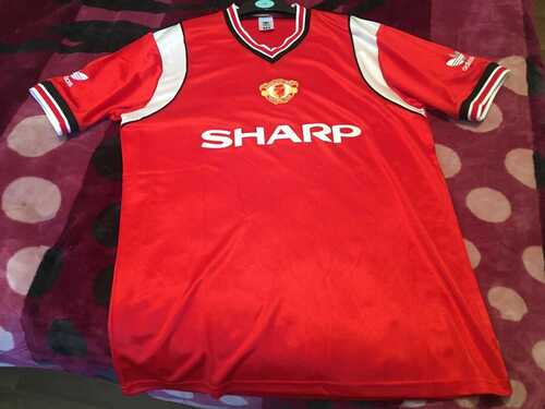 Manchester united shirt 1984/85 season retro size Large