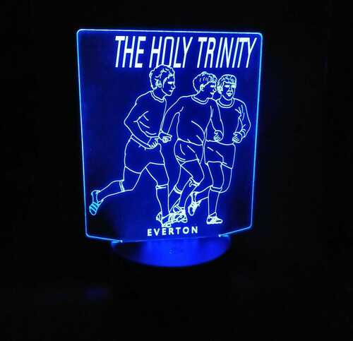 EFC The Holy Trinity LED Light(man cave/home bar/secret santa)NEW Everton