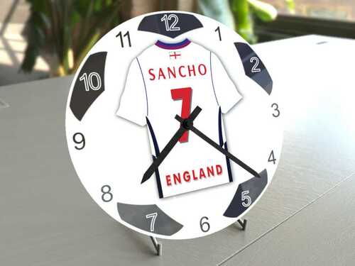 Premier League Shirt Themed Football Base Desktop Clock – THE BEST A FAN CAN GET