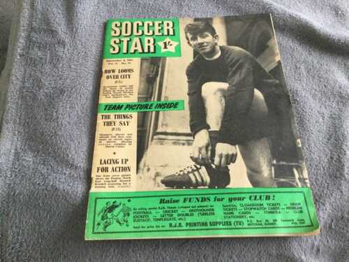 Soccer Star Magazine SEPT 4TH 1964 Vol.12 No.51..HOWARD KENDALL ON COVER